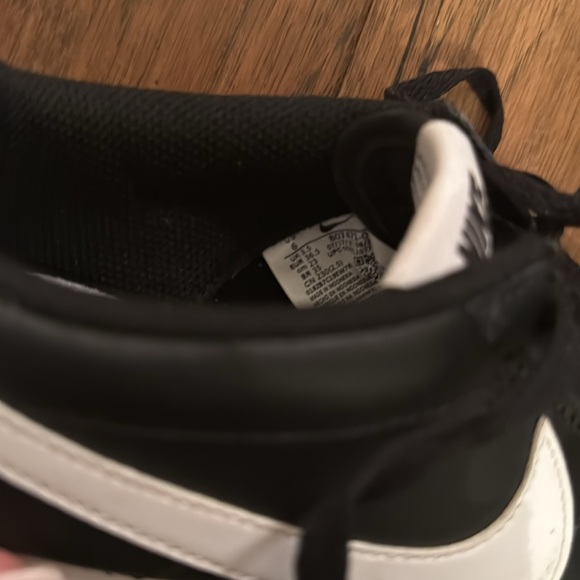 Nike Black and White Classic Cortez Sneakers - Picture 8 of 9